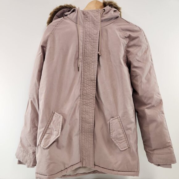 Old Navy Womens Winter Coat Dusty Pink Size Medium - Picture 1 of 9